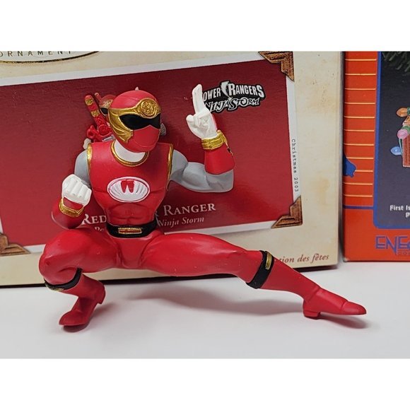 Hallmark Keepsake Coca Cola Bear Power Rangers And Enesco Wheaties Hockey Player - Picture 3 of 8